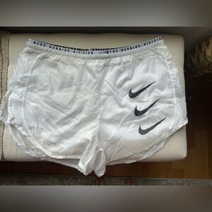Nike White Athletic Shorts